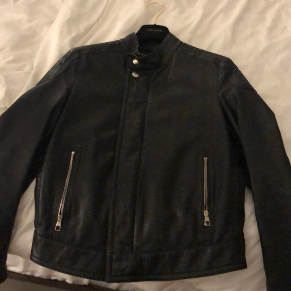 Louis vuitton vintage leather jacket - Picture 1 of 3